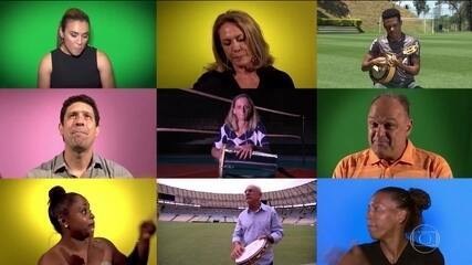 EE 45 anos: Personalidades do esporte cantam o tema do Esporte Espetacular