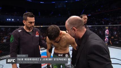 Confusão após luta entre Yair Rodríguez e Jeremy Stephens ficar sem decisão