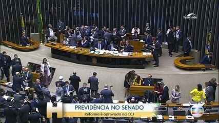 Aprovada na CCJ do senado a proposta do relator para a reforma da Previdência