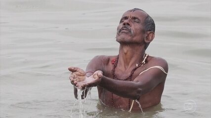 No primeiro episódio da quinta temporada da série ‘Jornada da Vida’, Paulo Zero e Sônia Bridi embarcam em uma expedição pelo Himalaia até a nascente do rio Ganges, a quatro mil metros de altitude. ‘Fantástico’, 10/11/2019.