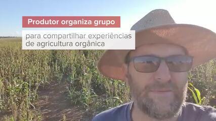 Produtor organiza grupo para compartilhar experiências de agricultura orgânica