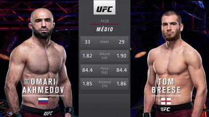 UFC Chiesa x Magny - Omari Akhmedov x Tom Breese