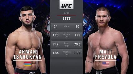 UFC 257 - Matt Frevola x Arman Tsarukyan