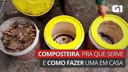 VÍDEO: Descubra para que serve e como fazer uma composteira