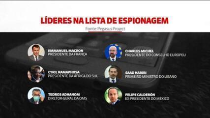 VÍDEO: Veja quem são os líderes mundiais que estão na lista de espionagem do programa Pegasus