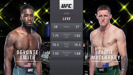 UFC Marreta x Walker - Devonte Smith x Jamie Mullarkey