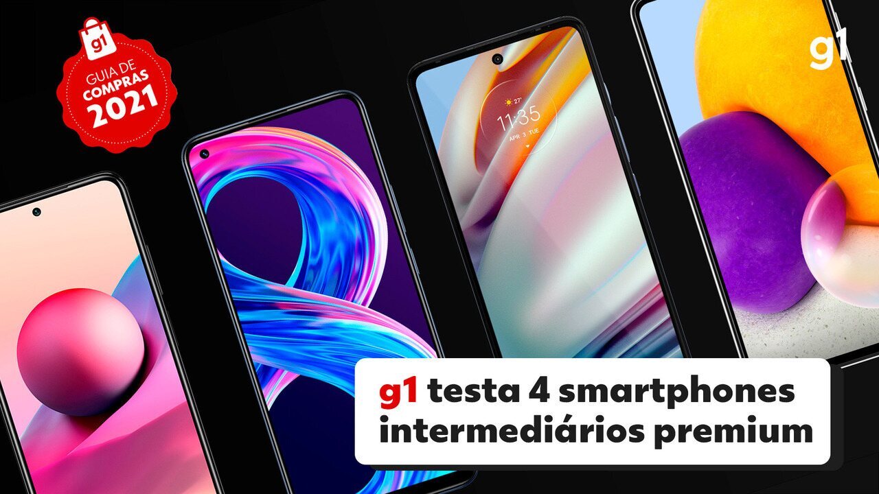 Smartphones: g1 testa modelos intermediários premium