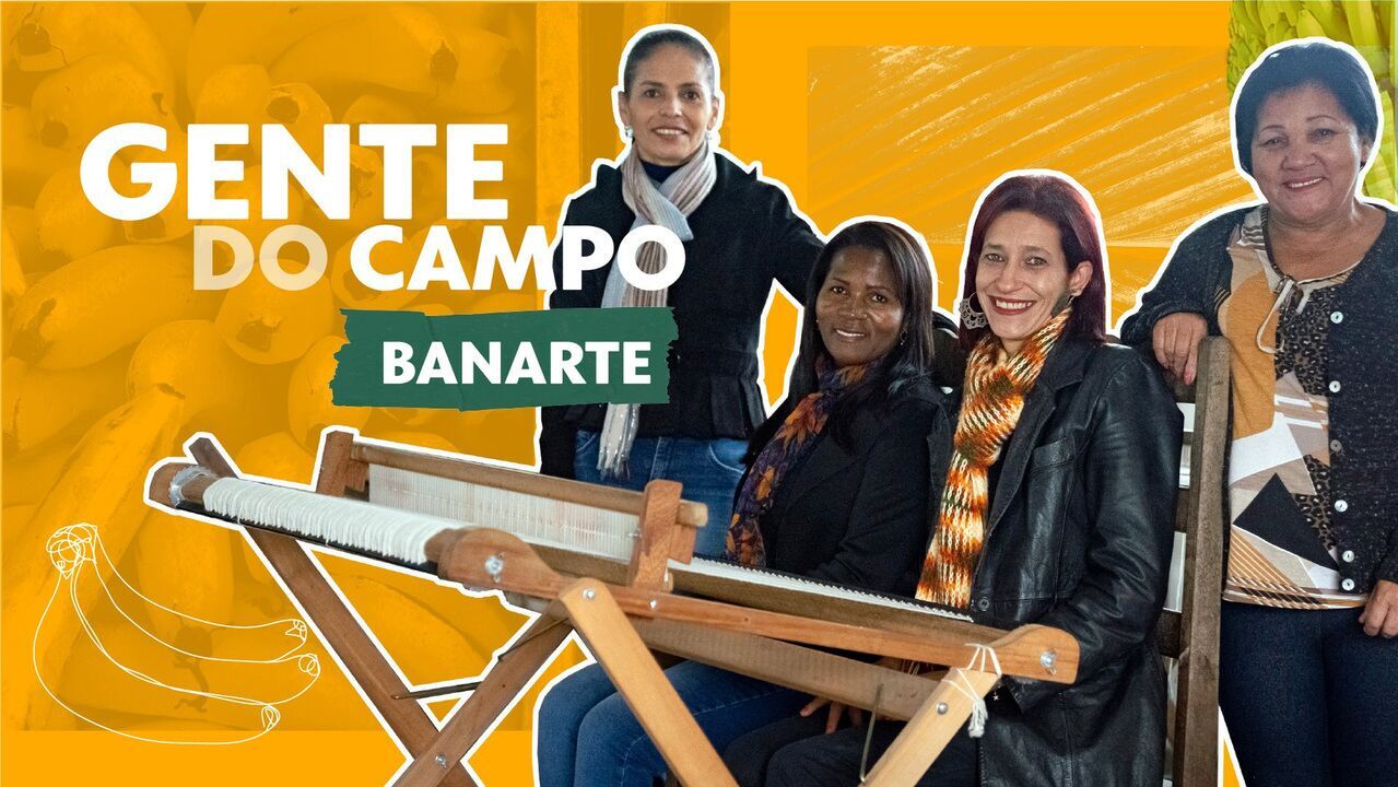 Gente do campo: mulheres transformam fibra da bananeira em artesanato no Vale do Ribeira