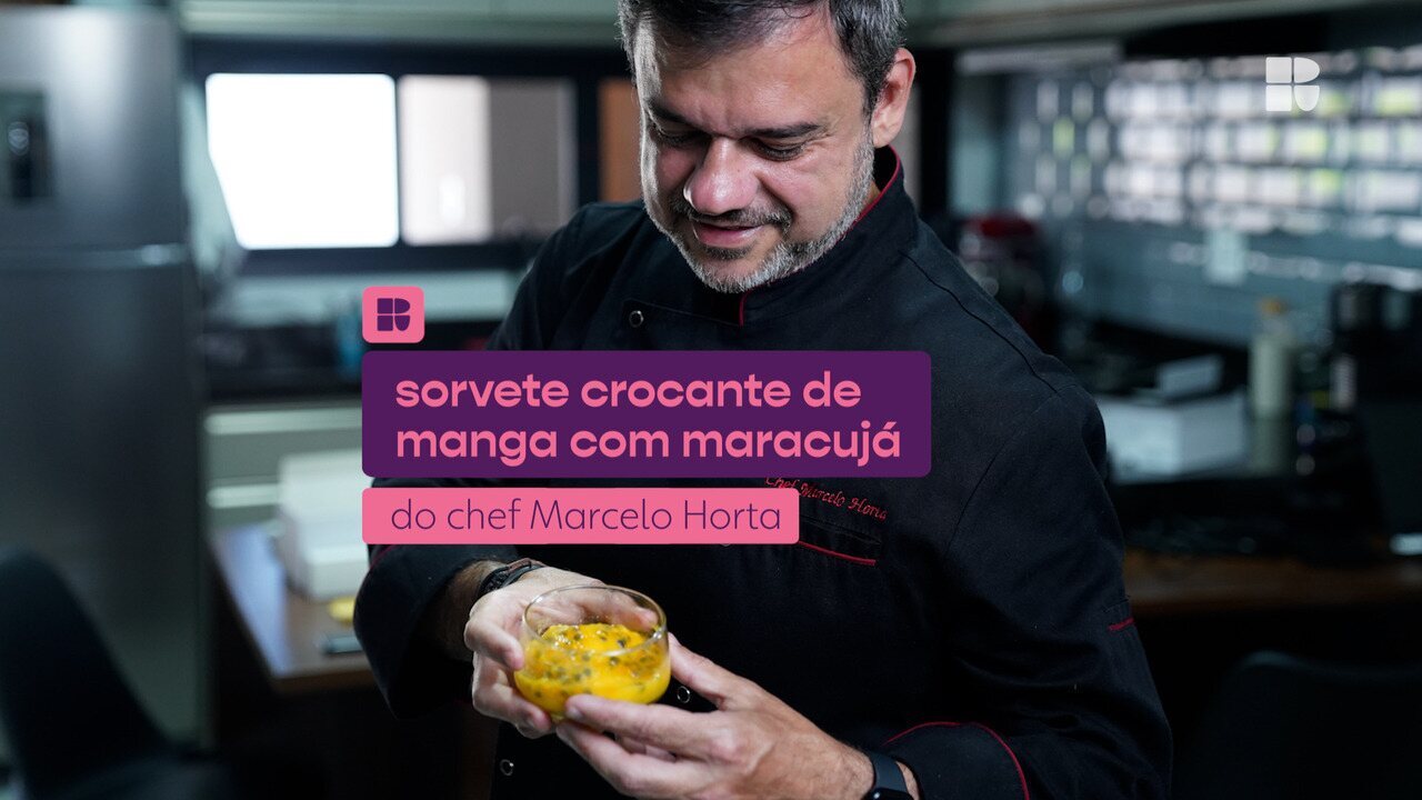 Chef ensina receita de sorvete com frutas típicas do verão