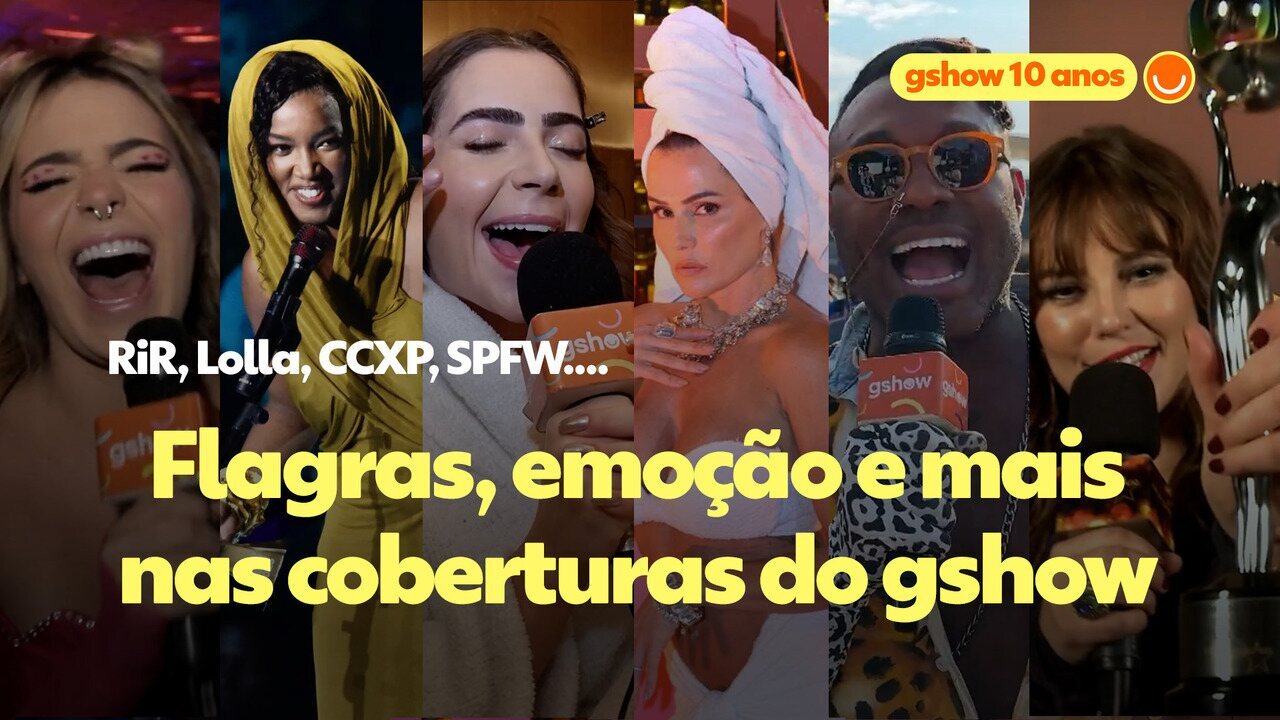 Rock in Rio, Lolla, CCXP e mais: os momentos inesquecíveis das coberturas do gshow