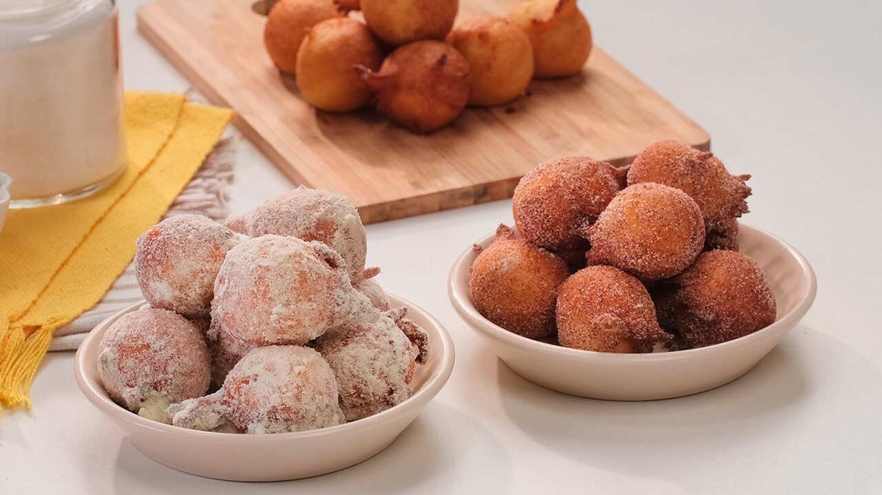 Bolinho de chuva de leite em pó