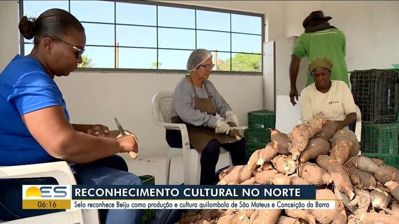 Selo reconhece Beiju como produção e cultura quilombola de São Mateus e Conceição da Barra