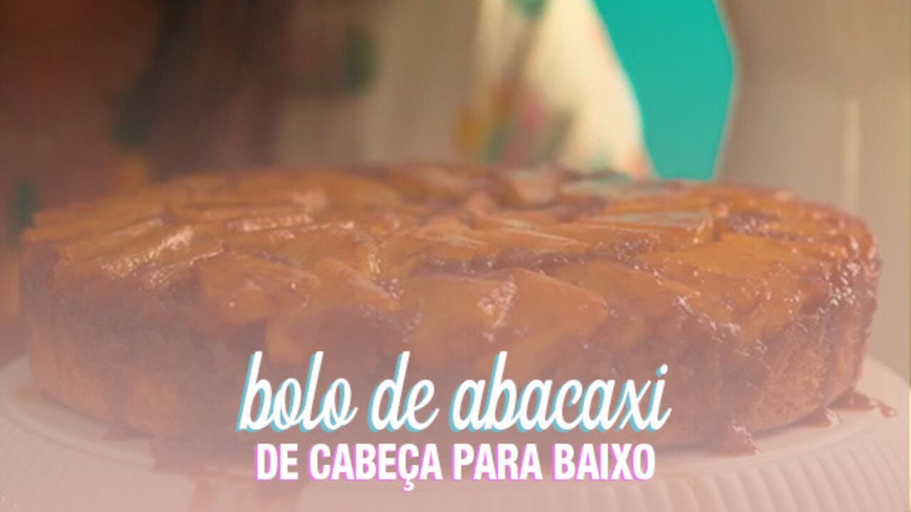 Aprenda a fazer bolo de abacaxi com massa fofinha e calda com uísque