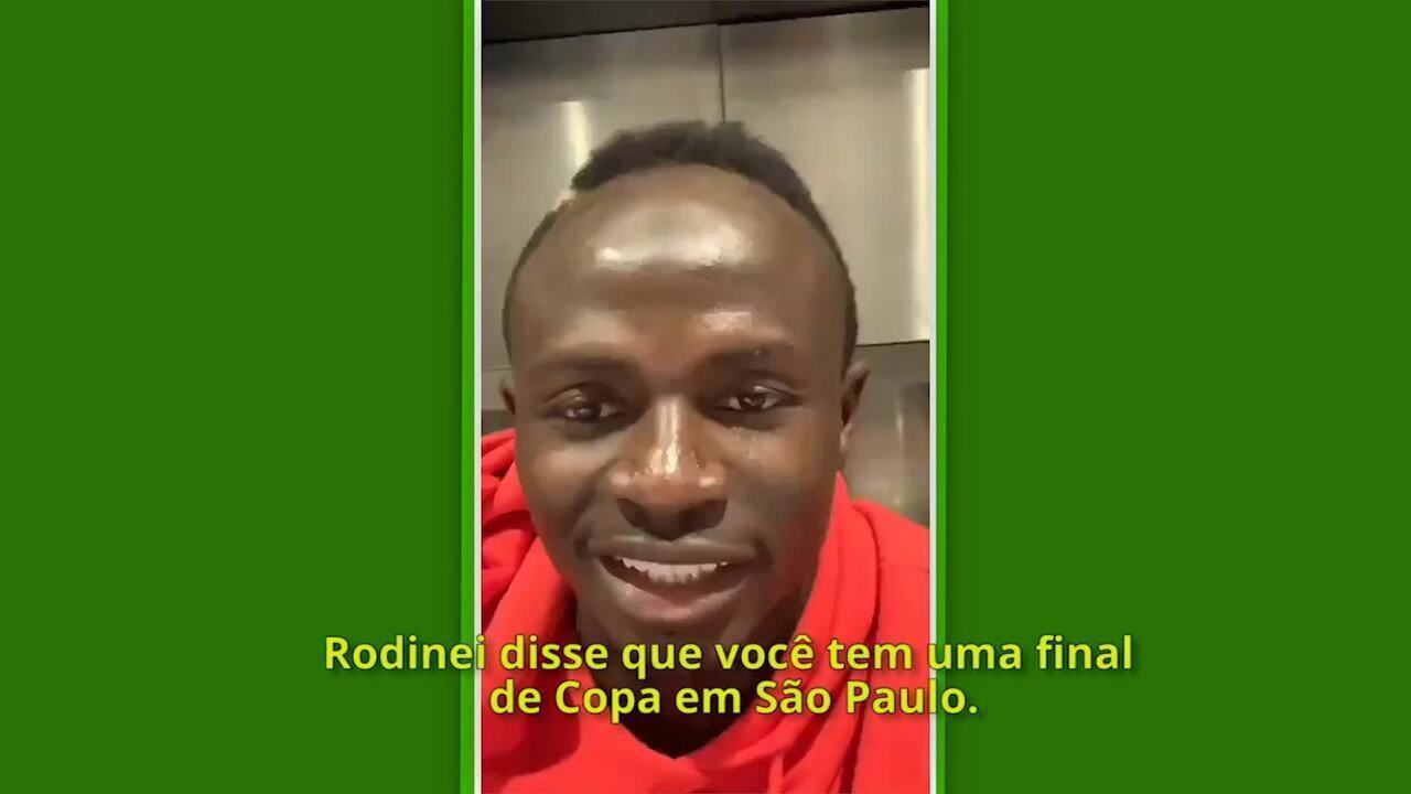 Sadio Mané deseja sorte para a Inter de Limeira