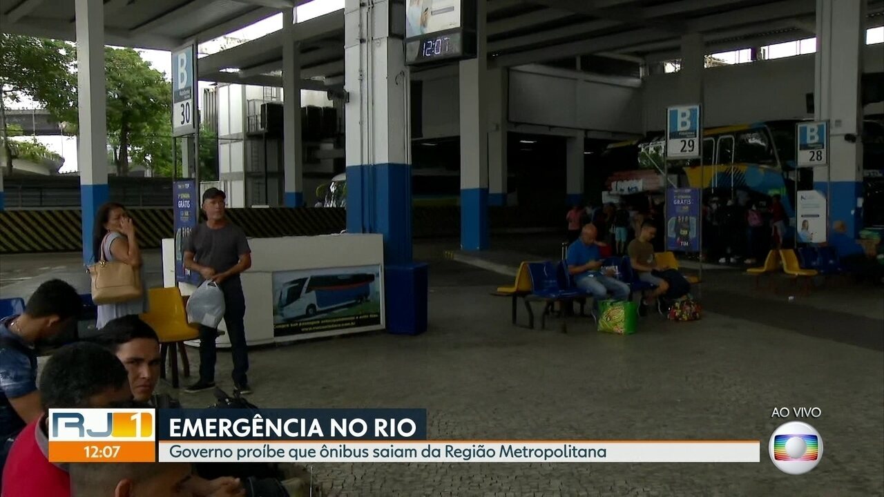 Governo proíbe que ônibus saiam da Região Metropolitana