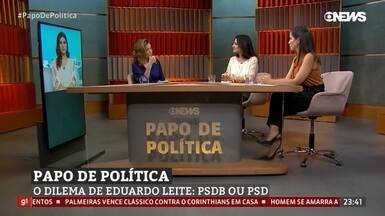 Edição de 17/03/2022 - Com Natuza Nery, Julia Duailibi, Andréia Sadi e Monica Waldvogel falam do destino de Eduardo Leite, a confusão interna na campanha de Lula e a nova fase do plano de dominação do centrão