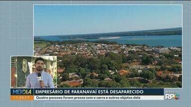 PC investiga desaparecimento de empresário de Paranavaí - Quatro pessoas foram presas com o carro e outros objetos dele.