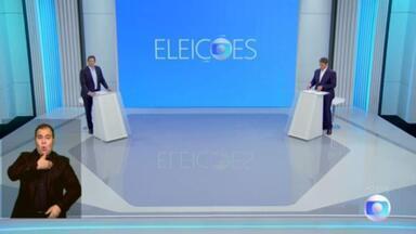 Debate do 2º turno para governador de SP; veja íntegra - A TV Globo promoveu, nesta quinta-feira (27/10), o debate do 2º turno entre candidatos ao governo de São Paulo, mediado pelo jornalista Cesar Tralli. Participam os candidatos Fernando Haddad (PT) e Tarcísio de Freitas (Republicanos).