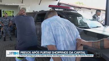 Preso grupo que saiu de Brasília para roubar roupas em shoppings da capital - Houve perseguição e tiroteio durante abordagem; criminosos são do Distrito Federal.