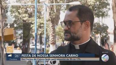 Carmo do Cajuru celebra Dia de Nossa Senhora do Carmo; saiba qual a programação - Dia da santa é celebrado na terça-feira (16).