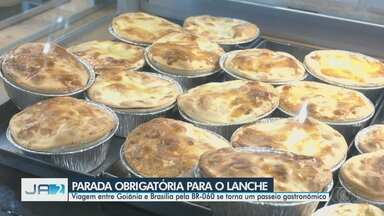 Viagem entre Goiânia e Brasília pela BR-060 vira passeio gastronômico - Restaurantes e lanchonetes fazem sucesso.