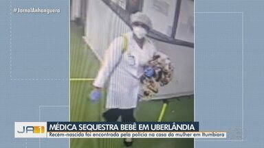 Antes de ser presa, médica suspeita de sequestrar bebê em hospital havia fugido de carro - Criança foi encontrada na casa da mulher em Itumbiara.