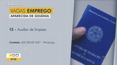 Confira as vagas de emprego do Bom Dia Goiás - Há vagas para auxiliar de limpeza, auxiliar de carga e descarga, auxiliar de produção e outros.