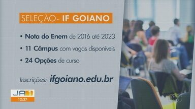 IF Goiano abre processo seletivo com vagas para 24 cursos - Cursos superiores são oferecidos em 11 cidades.