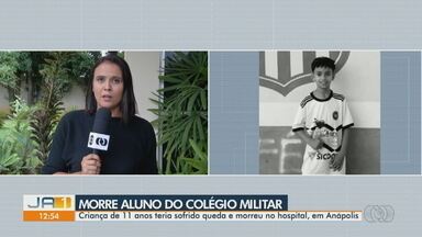 Morre aluno do Colégio Militar de Anápolis - Criança de 11 anos teria sofrido queda e morreu no hospital, em Anápolis.