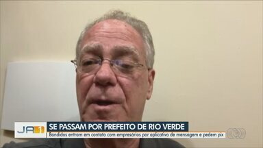 Criminosos estão aplicando golpes se passando pelo prefeito de Rio Verde - Um empresário da cidade foi vítima e transferiu R$ 6,5 mil.