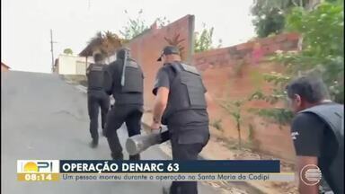 Suspeito de tráfico de drogas é morto pela polícia durante operação em Teresina - Suspeito de tráfico de drogas é morto pela polícia durante operação em Teresina