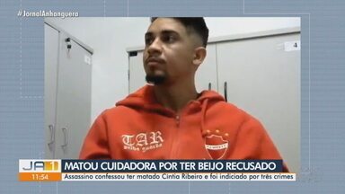 Homem que confessou ter matado cuidadora de idosos é indiciado - Homem afirmou em depoimento que matou Cintia Ribeiro após ter um beijo negado por ela.