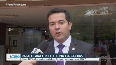 Rafael Lara é reeleito presidente da OAB-GO - Com 80% dos votos válidos, ele ficará no cargo até 2027.