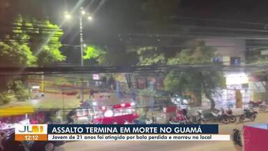 Assalto termina em morte: jovem de 21 anos é atingido por bala perdida em troca de tiros - Assalto termina em morte: jovem de 21 anos é atingido por bala perdida durante troca de tiros