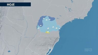 Sábado deve ser de mais chuva em todo o estado - Temporal causou estragos ontem