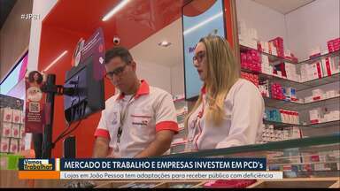 Vamos Trabalhar: vagas para pessoas com deficiência ganham espaço no mercado de trabalho - Empresas adaptam-se para contratar PCDs, ampliando oportunidades no mercado e atendendo clientes com deficiência.