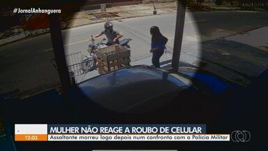 Homem morre logo após assaltar mulher - Morte ocorreu devido a um confronto com a Polícia Militar.