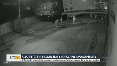 Suspeito de homicídio é preso no Maranhão - O foragido e a mulher são suspeitos de matar um homem a facadas depois de briga em um bar.