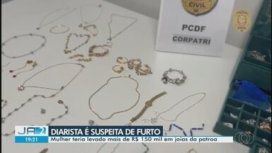 Diarista moradora da Cidade Ocidental teria levado mais de R$ 150 mil em joias da patroa - A mulher é suspeita de furtar os itens em um apartamento de Brasília.