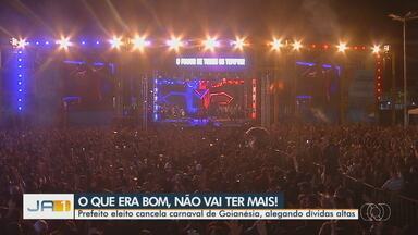 Prefeito eleito de Goianésia cancela carnaval de Goianésia em 2025 alegando dívidas altas - Esse é um dos eventos mais importantes do interior de Goiás.