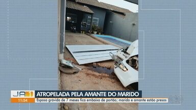 Homem ajudou amante a fugir após ela atropelar a esposa dele grávida, diz polícia - Justiça decide que os dois vão continuar presos.