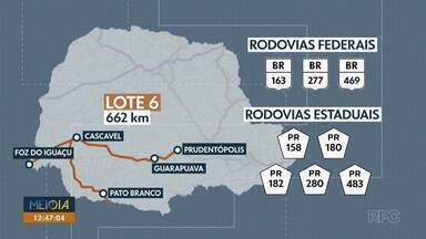 Grupo EPR vence sozinho leilão de lote 6 de rodovias do Paraná - Concessão, que engloba estradas das regiões Oeste e Sudoeste do Paraná, prevê investimentos de R$ 20 bilhões.