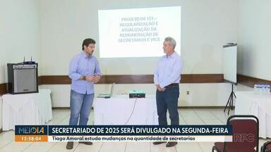 Secretariado de Londrina para 2025 será divulgado na segunda-feira (23) - Tiago Amaral estuda mudanças na quantidade de secretarias.