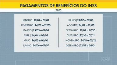 Inss divulga calendário de pagamentos para 2025 - Foram definidas datas para depósitos de benefícios