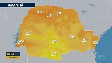 Máxima de 28 graus em Curitiba - Veja como fica a previsão do tempo