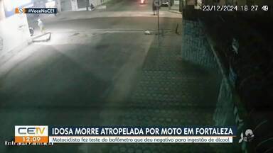 Idosa morre atropelada por moto em Fortaleza  - Confira mais notícias em g1.globo.com/ce