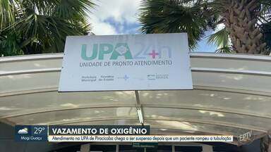 UPA em Piracicaba suspende atendimento após paciente romper tubulação de oxigênio - Pacientes que buscaram atendimento na noite de Natal ficaram assustados. Guarda Municipal atendeu a ocorrência.