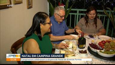 Campinenses celebraram a véspera de Natal de diversas formas - Veja como foi a véspera de Natal em Campina Grande.