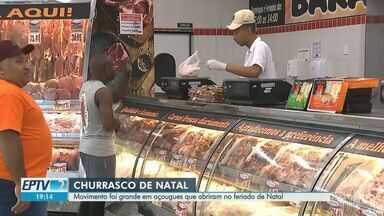 Açougues faturam durante o Natal em Ribeirão Preto - Mesmo com alta nas carnes, procura superou expectativas.