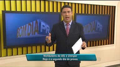 Mais de oito mil alunos prestam vestibular da UEL - Segunda fase é nesta segunda-feira